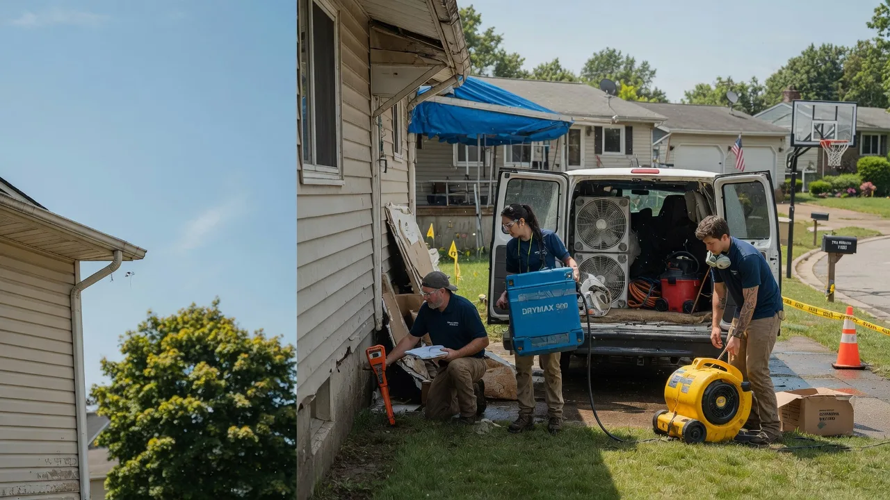 Ceiling Leak Cleanup in Spragueville, IA near me